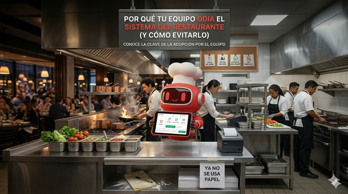 Por qué tu equipo evita el sistema del restaurante (y qué hacer)